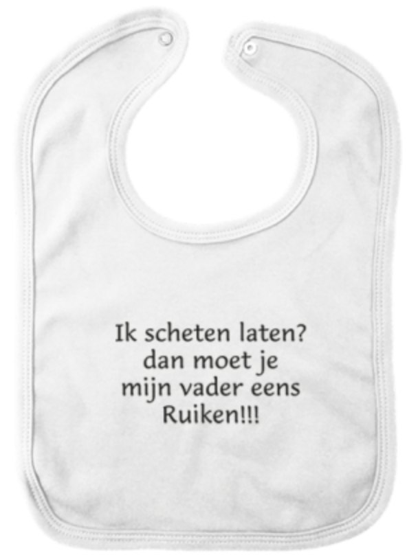 Slabbetje 'ik scheten laten?'