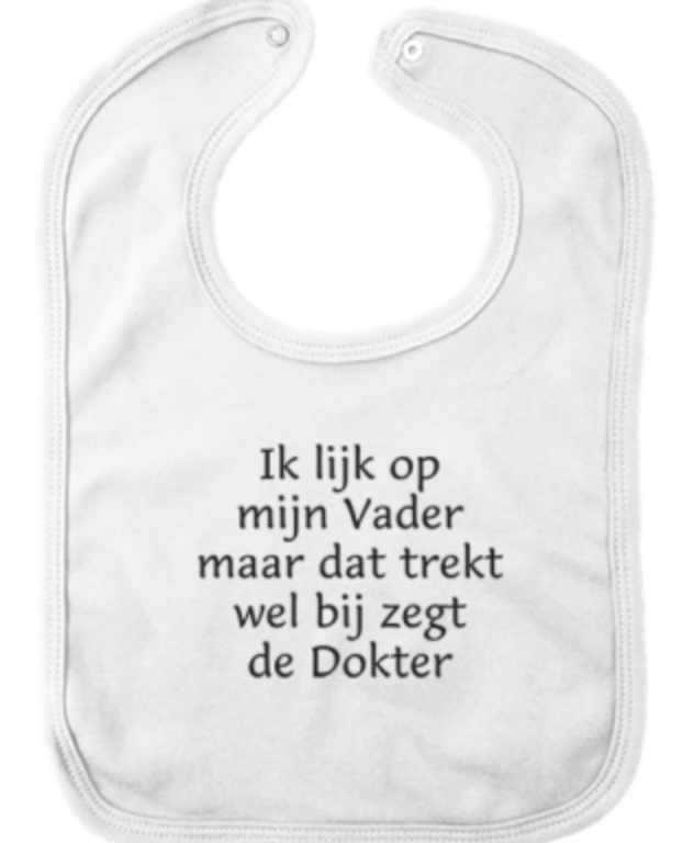 Slabbetje 'ik lijk op mijn vader'