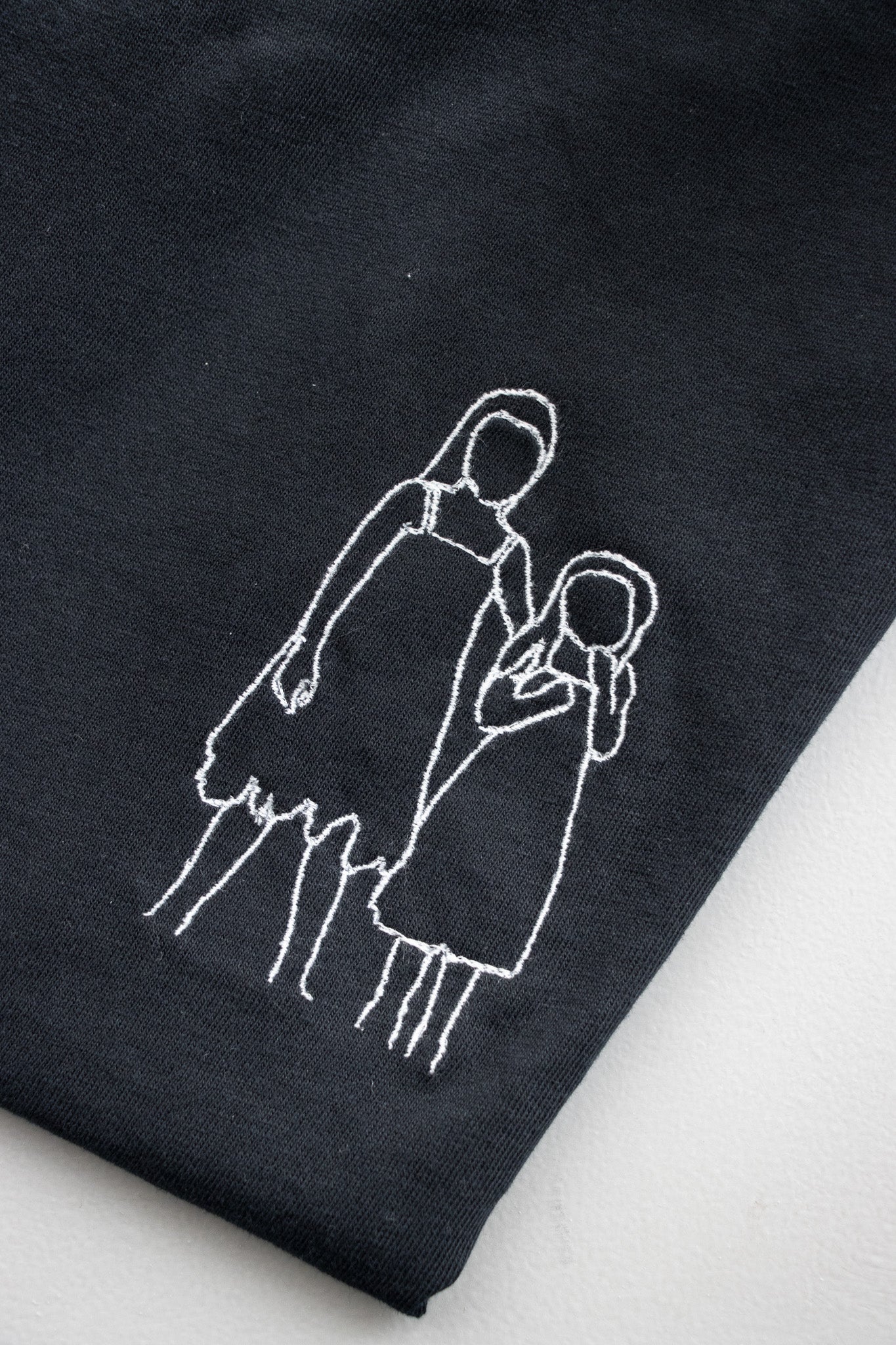 T-shirt met lijntekening (klein)