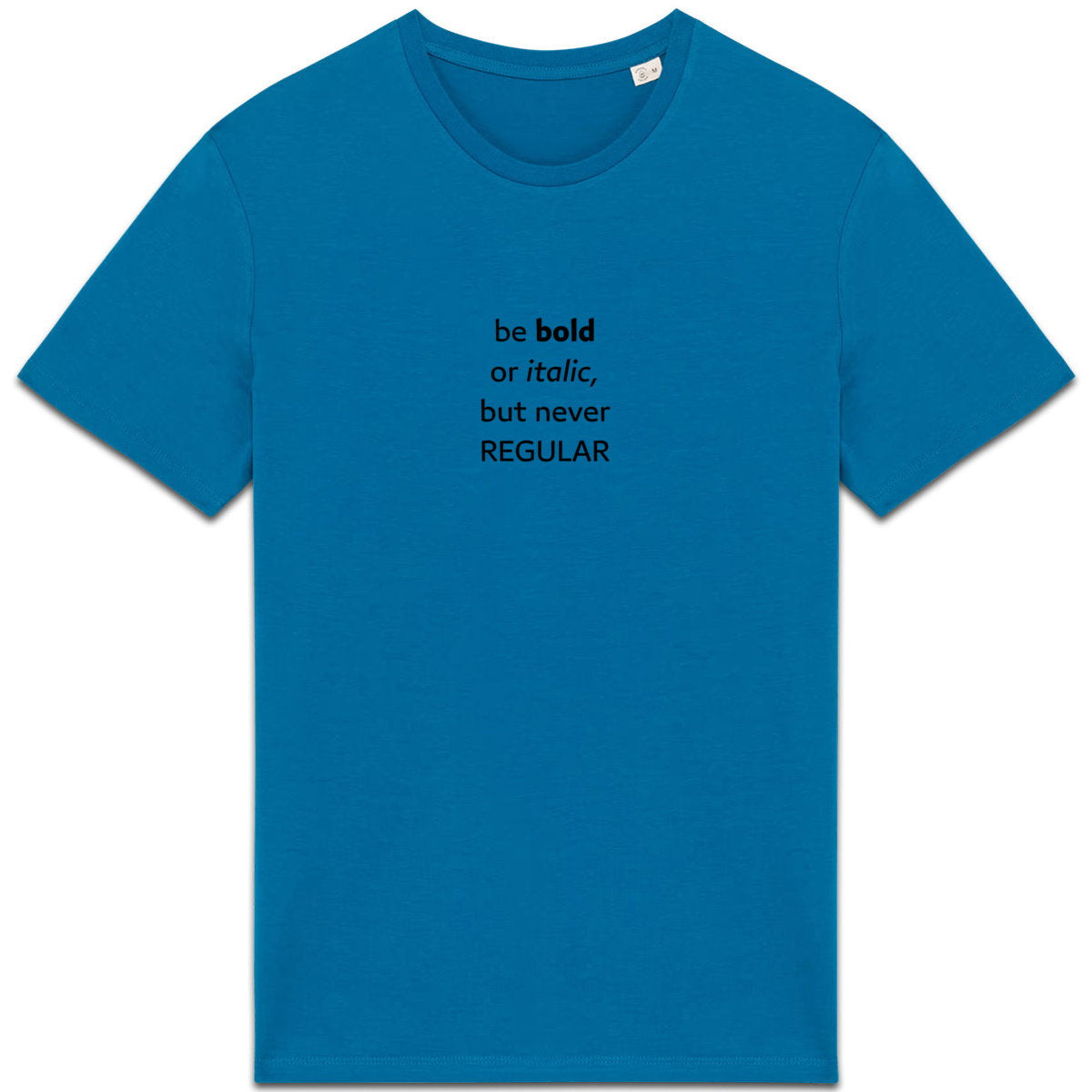 Be bold or italic but never regular - front_3