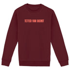 Tetter van dienst  - front_burgundy