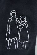 Tote bag met lijntekening