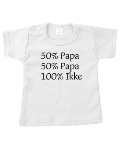 50% papa 50% papa 100% ikke